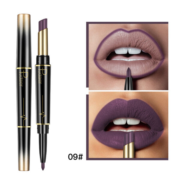 Matte Double-headed Lipstick Lip Liner Lip Lacquer - Image 10