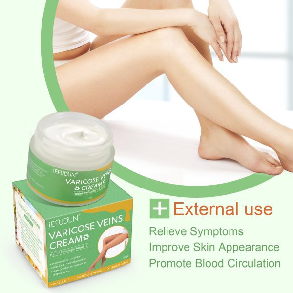 Vein Cream Red Blood Streaks Repair Earthworm Leg Bruises Bulge Relief Pain Safflower Ointment Varicose Cream - Image 4