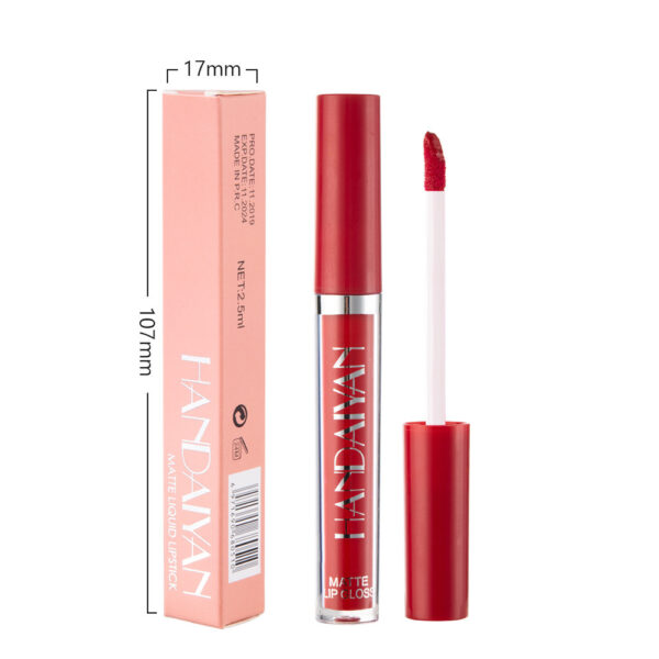 Matte Non-stick Cup Lip Gloss, Non-fading Matte Liquid Lipstick - Image 4