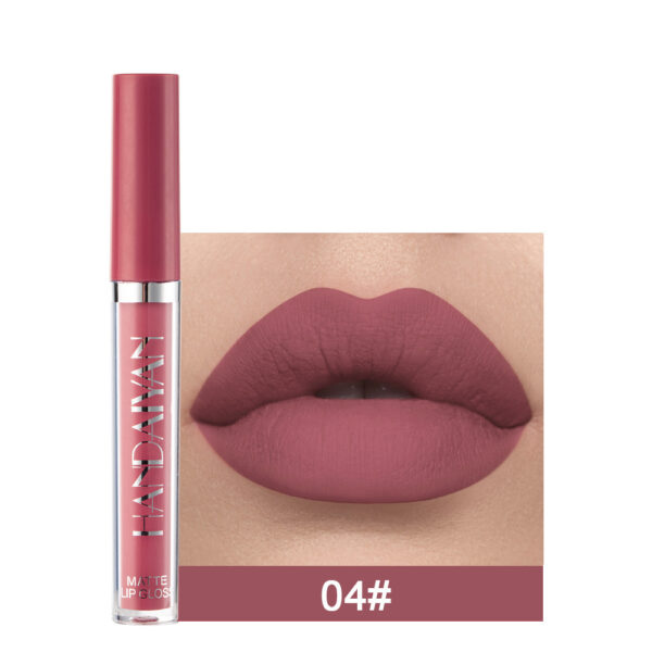 Matte Non-stick Cup Lip Gloss, Non-fading Matte Liquid Lipstick - Image 3