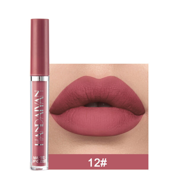 Matte Non-stick Cup Lip Gloss, Non-fading Matte Liquid Lipstick - Image 7