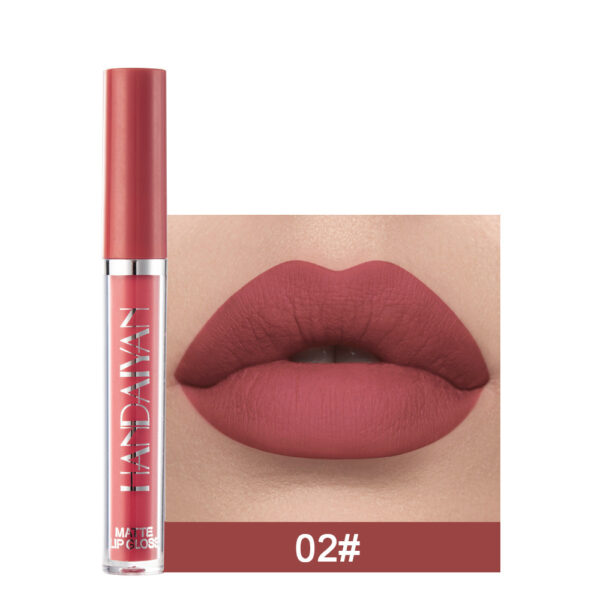 Matte Non-stick Cup Lip Gloss, Non-fading Matte Liquid Lipstick - Image 9