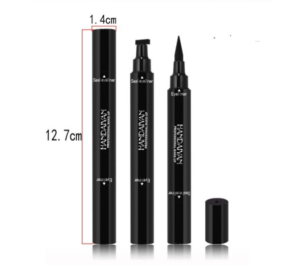 Double-headed seal eyeliner Triangle seal eyeliner 2-in-1 waterproof eyeliner - Image 3
