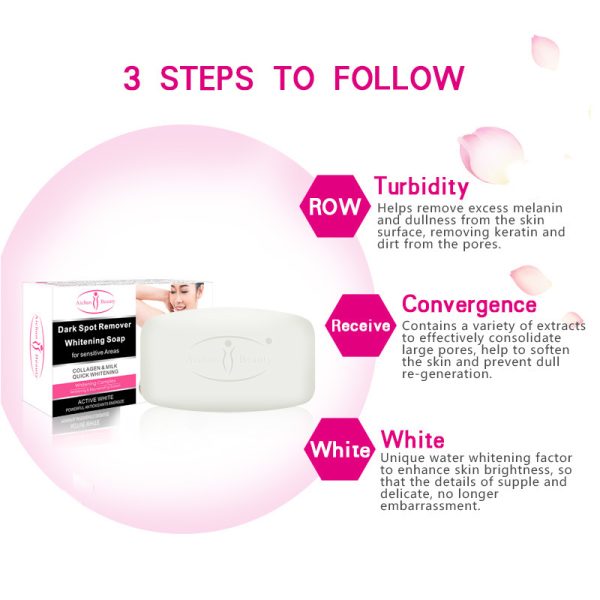 Milk whitening handmade soap cosmetics - Image 3