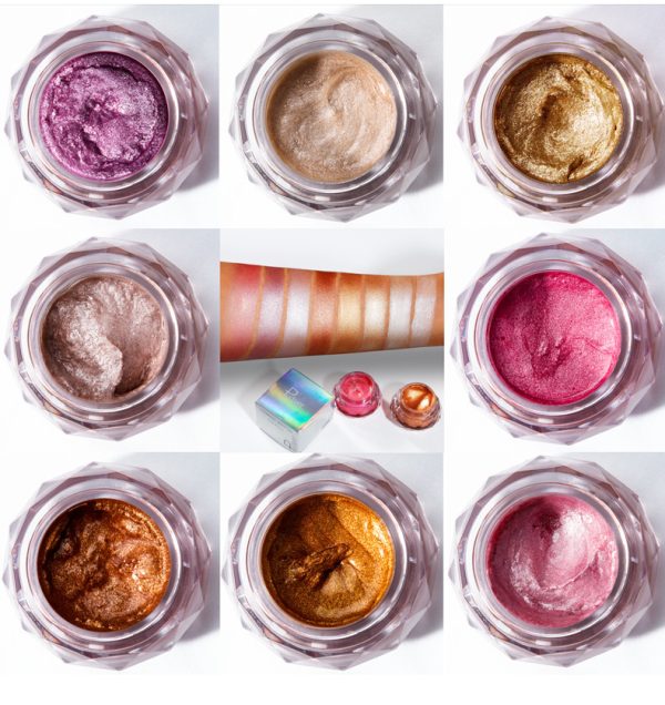 Face Highlighter Jelly Gel Mermaid Eyeshadow Glow Body Glitter Festival Makeup Iluminador Gold Liquid Highlighter Bronzer - Image 2