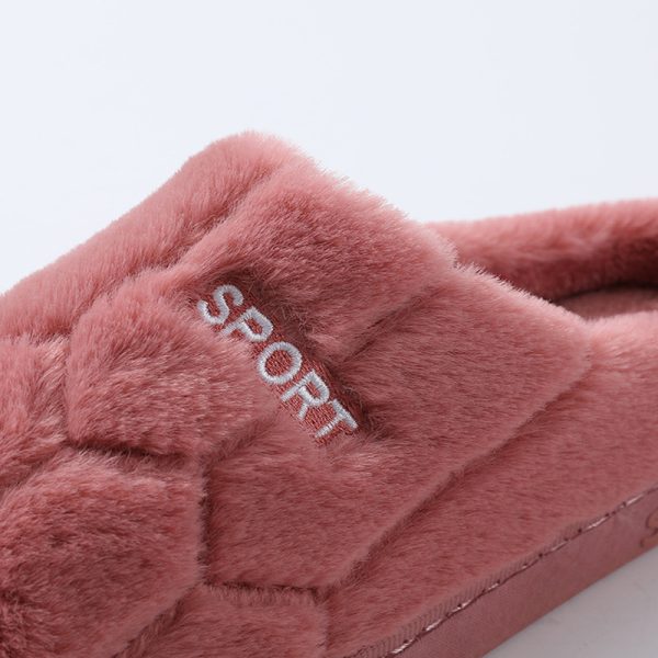 Unisex Slippers Cozy Plush House Slippers Warm Winter Slippers Indoor - Image 6