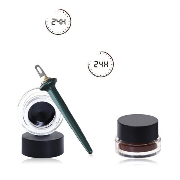 No-Skip Eyeliner Reusable Silicone Eyeliner Guide Tools Eyeliner Gel Pencil Set - Image 6
