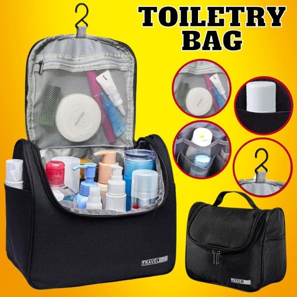 Multifunction Travel Cosmetic Bag Makeup Case Pouch Toiletry Wash Organizer Bag - Image 9