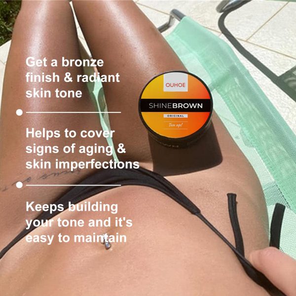 Intensive Tanning Luxe Gel Body Tanning Cream After Sun Repair Combination Aloe Vera Gel Wheat Complexion Beach Bronzer Summer Gadgets - Image 9