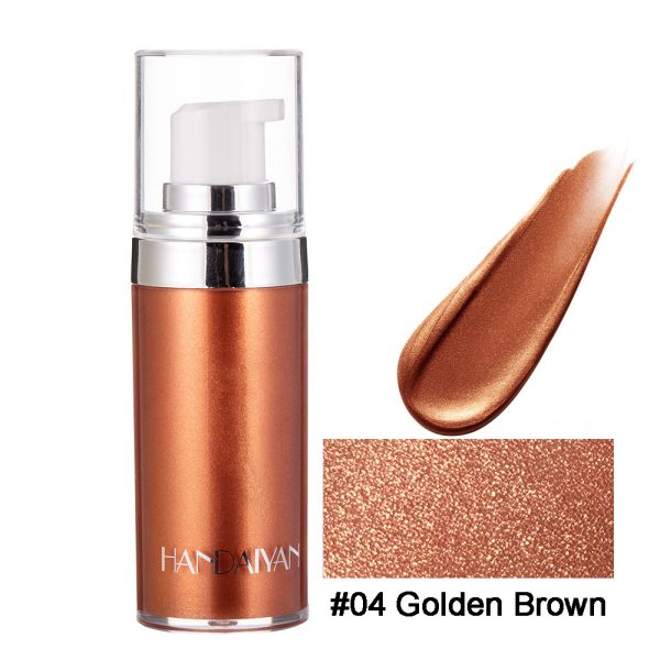 Liquid Highlighter Makeup Face Legs Brightener Concealer Liquid Glitter Bronzer Face Glow Cosmetics - Image 7