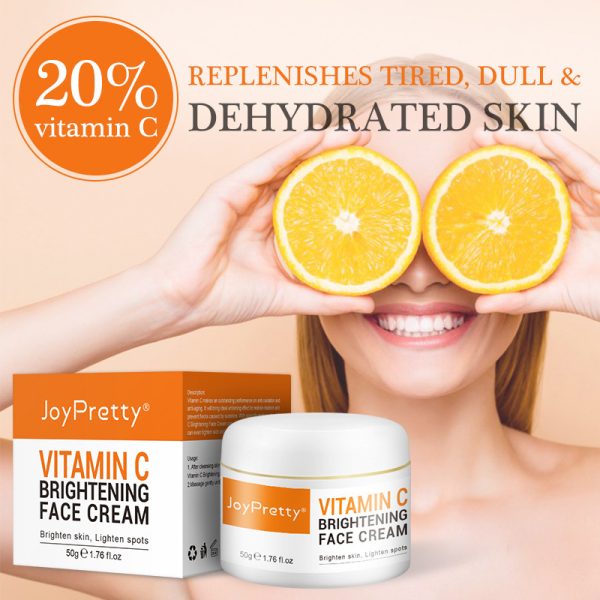 Vitamin C Cream Skin Brightening Set Hydration And Moisturizing 5-Piece Face Set - Image 5