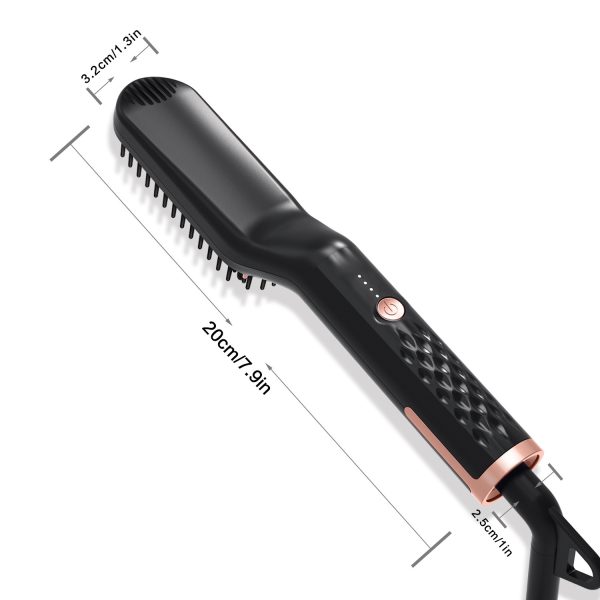 Men's multi-function straight hair comb - Image 9