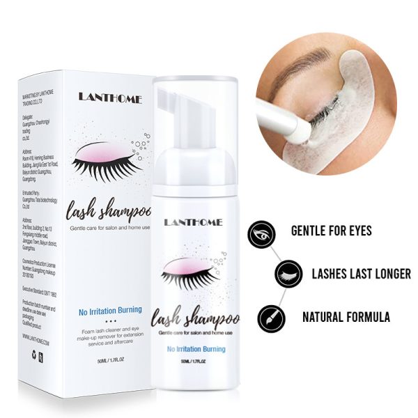 Eyelash shampoo gentle cleansing eyelash makeup remover - Image 4