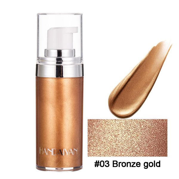 Liquid Highlighter Makeup Face Legs Brightener Concealer Liquid Glitter Bronzer Face Glow Cosmetics - Image 9