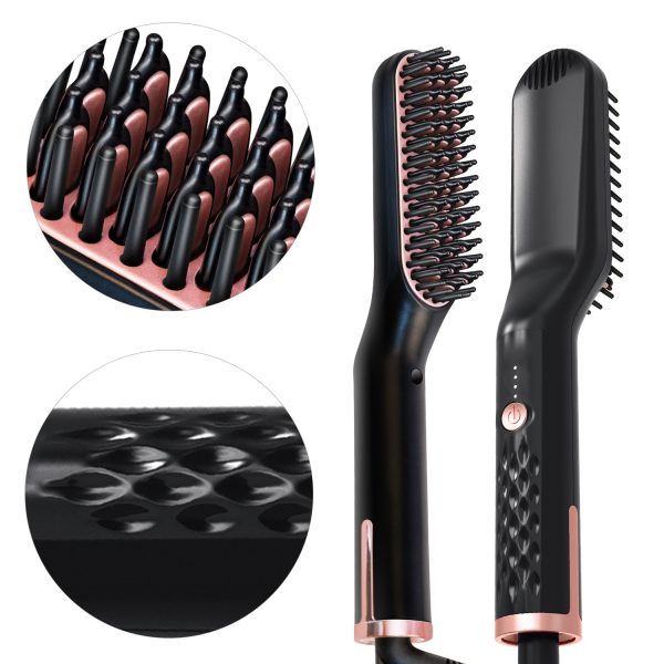 Men's multi-function straight hair comb - Image 7
