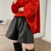 Summer Leather Shorts