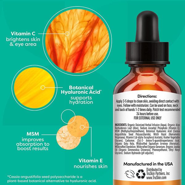 Illuminate & Nourish: Vitamin C Brightening Serum for Radiant Skin & Dark Circles (30ml/60ml) - Image 3