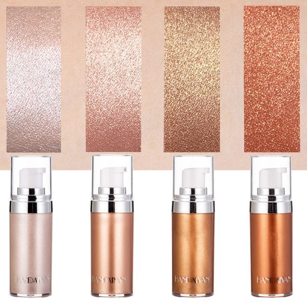 Liquid Highlighter Makeup Face Legs Brightener Concealer Liquid Glitter Bronzer Face Glow Cosmetics - Image 2