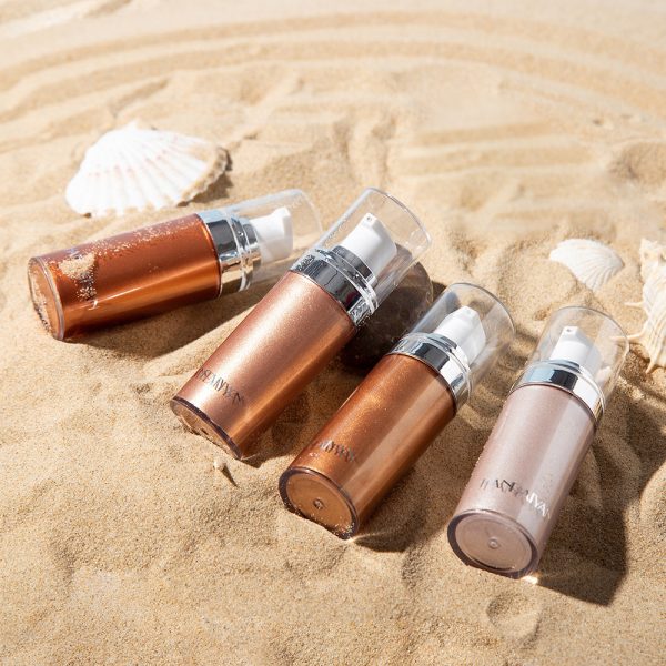 Liquid Highlighter Makeup Face Legs Brightener Concealer Liquid Glitter Bronzer Face Glow Cosmetics - Image 4
